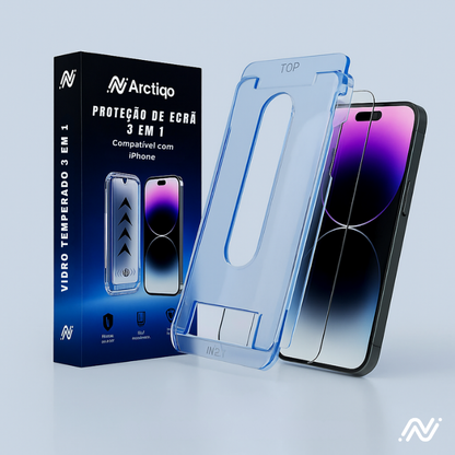 Arctiqo™ Vidro Protetor 3 em 1