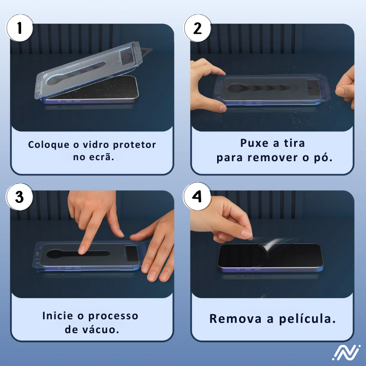 Arctiqo™ Vidro Protetor 3 em 1